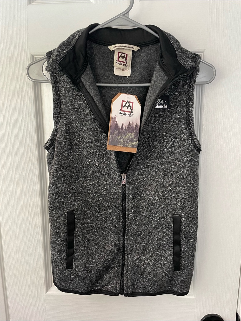 Avalanche Gray Kids Fleece Vest